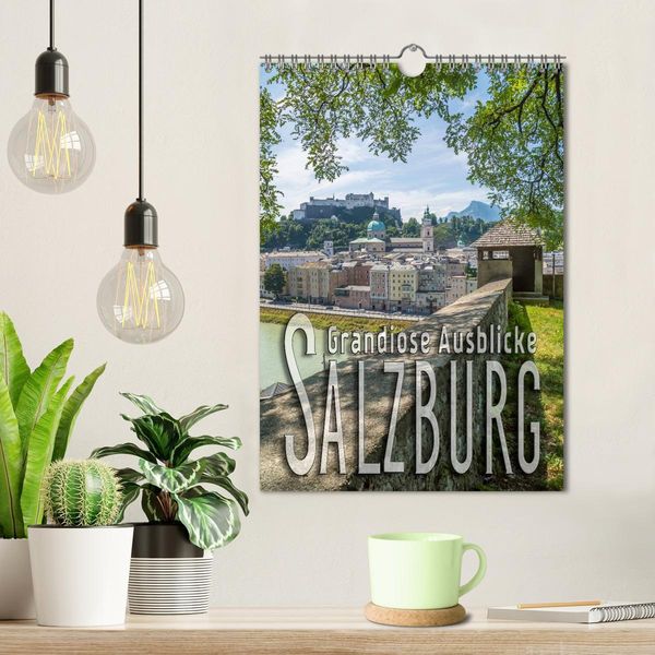 Produktbild: SALZBURG Grandiose Ausblicke (Wandkalender 2026 DIN A4 hoch), CALVENDO Monatskalender