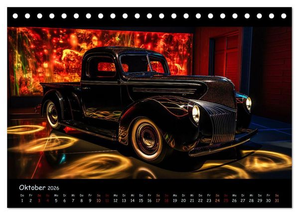 Produktbild: Surreale Oldtimer (Tischkalender 2026 DIN A5 quer), CALVENDO Monatskalender