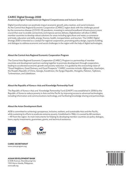 Produktbild: CAREC Digital Strategy 2030