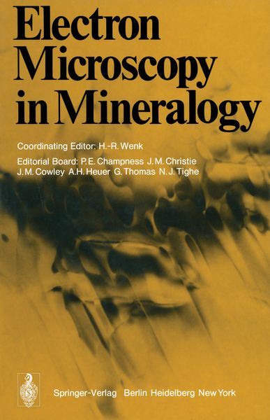 Produktbild: Electron Microscopy in Mineralogy