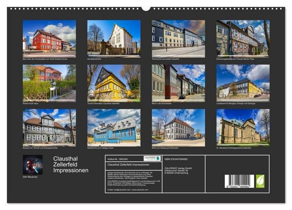 Produktbild: Clausthal Zellerfeld Impressionen (hochwertiger Premium Wandkalender 2026 DIN A2 quer), Kunstdruck in Hochglanz