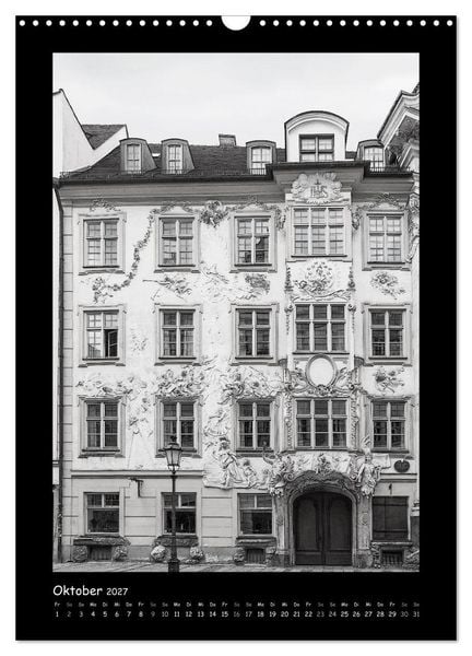 Produktbild: Liebenswertes M&uuml;nchen 2027 - Stilisierte Fotografien in schwarzwei&szlig; (Wandkalender 2027 DIN A3 hoch), CALVENDO Monatskalender