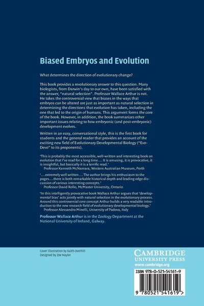 Produktbild: Biased Embryos and Evolution