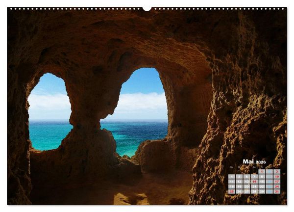 Produktbild: Portugals Traumk&uuml;ste Algarve (hochwertiger Premium Wandkalender 2026 DIN A2 quer), Kunstdruck in Hochglanz