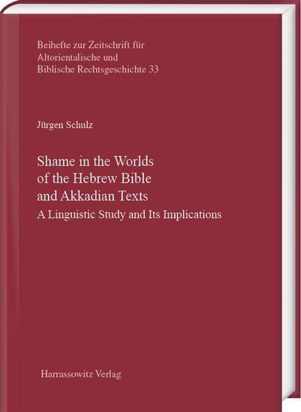 Produktbild: Shame in the Worlds of the Hebrew Bible and Akkadian Texts