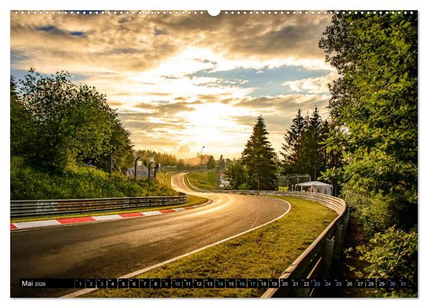 Produktbild: Rennstrecken Impressionen (hochwertiger Premium Wandkalender 2026 DIN A2 quer), Kunstdruck in Hochglanz