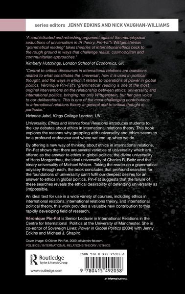 Produktbild: Universality, Ethics and International Relations