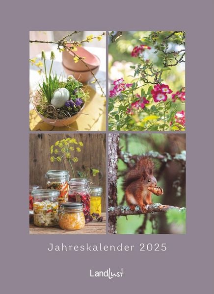 Landlust: Jahreskalender 2025 Wand-Kalender - Poster-Kal.