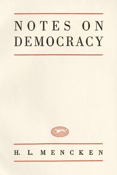 Produktbild: Notes on Democracy
