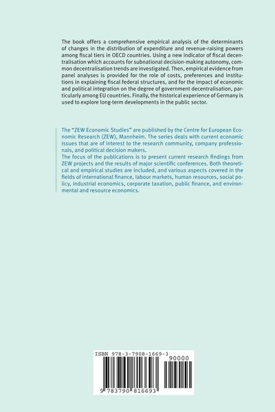 Produktbild: Decentralised Government in an Integrating World