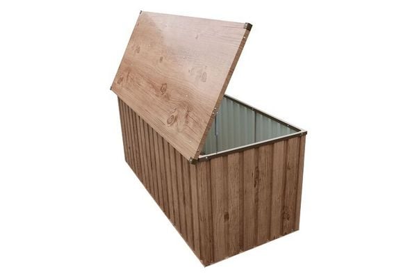 Produktbild: Metall Garten Ger&auml;tebox Kiste Kissenbox 770 L
