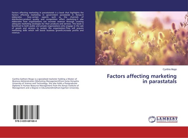 Produktbild: Factors affecting marketing in parastatals