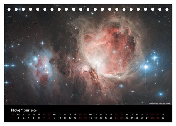Produktbild: Deep Sky Fotografie (Tischkalender 2026 DIN A5 quer), CALVENDO Monatskalender