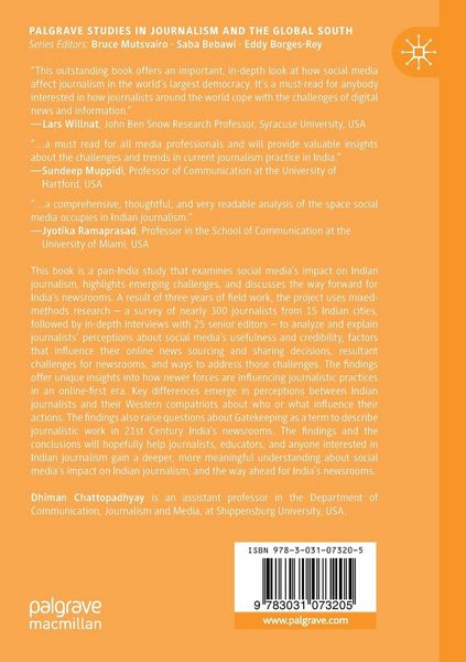 Produktbild: Indian Journalism and the Impact of Social Media