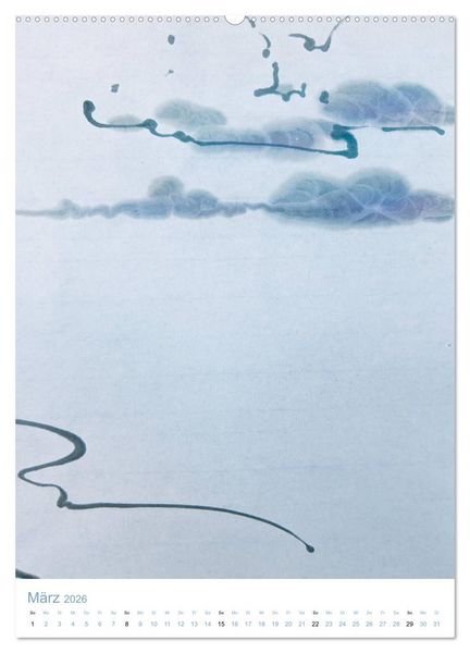 Produktbild: Jahreszeiten in Stil japanischer Malerei - Kunst (Wandkalender 2026 DIN A2 hoch), CALVENDO Monatskalender
