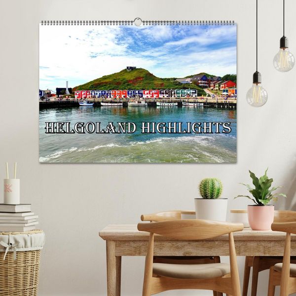 Produktbild: Helgoland Highlights (Wandkalender 2026 DIN A2 quer), CALVENDO Monatskalender