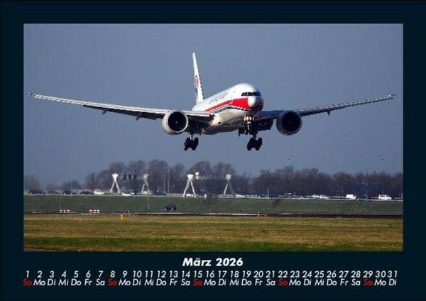 Produktbild: Flugzeuge 2026 Fotokalender DIN A5