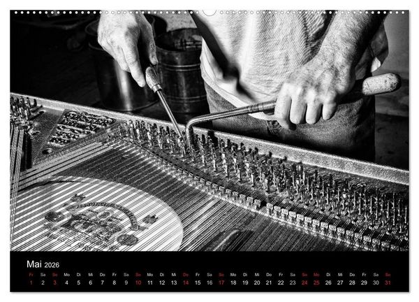 Produktbild: Klavierbau (Wandkalender 2026 DIN A2 quer), CALVENDO Monatskalender
