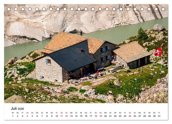 Produktbild: Bergell - Bregaglia Impressionen (Tischkalender 2026 DIN A5 quer), CALVENDO Monatskalender