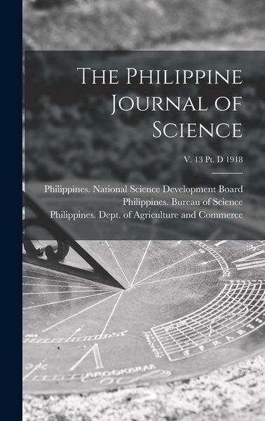Produktbild: The Philippine Journal of Science; v. 13 pt. D 1918