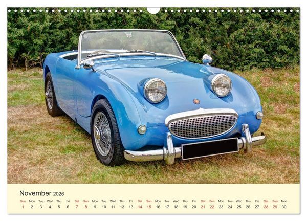 Produktbild: Iconic British Cars (Wall Calendar 2026 DIN A3 landscape), CALVENDO 12 Month Wall Calendar