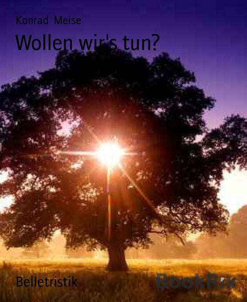 Produktbild: Wollen wir's tun?