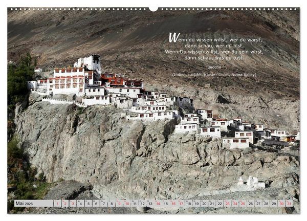 Produktbild: Lebensweisheiten aus aller Welt (hochwertiger Premium Wandkalender 2026 DIN A2 quer), Kunstdruck in Hochglanz