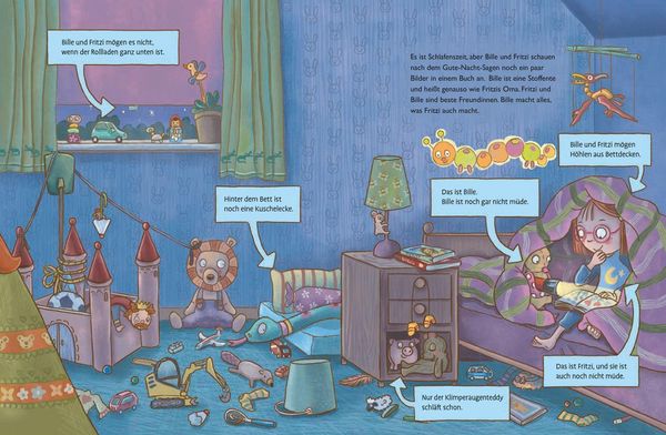 Produktbild: Fritzi und Bille - Blo&szlig; nicht allein ins Bett