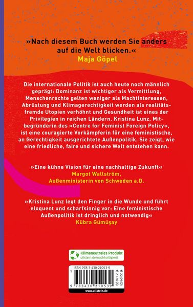 Produktbild: Die Zukunft der Au&szlig;enpolitik ist feministisch