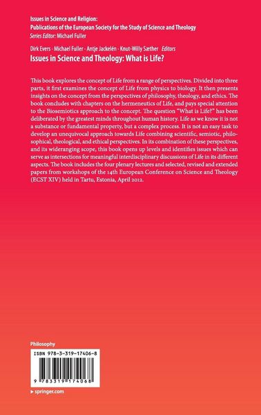 Produktbild: Issues in Science and Theology: What is Life?