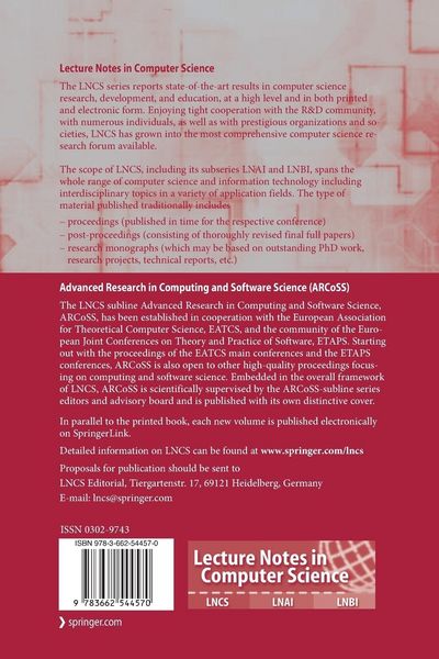 Produktbild: Foundations of Software Science and Computation Structures