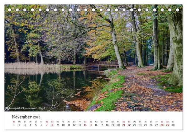 Produktbild: Emsland Impressionen (Tischkalender 2026 DIN A5 quer), CALVENDO Monatskalender