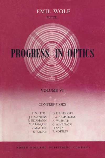 Produktbild: Progress in Optics