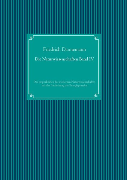 Produktbild: Die Naturwissenschaften Band IV