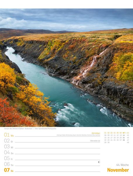 Produktbild: Island Wochenplaner Kalender 2027 | Die Insel aus Feuer und Eis