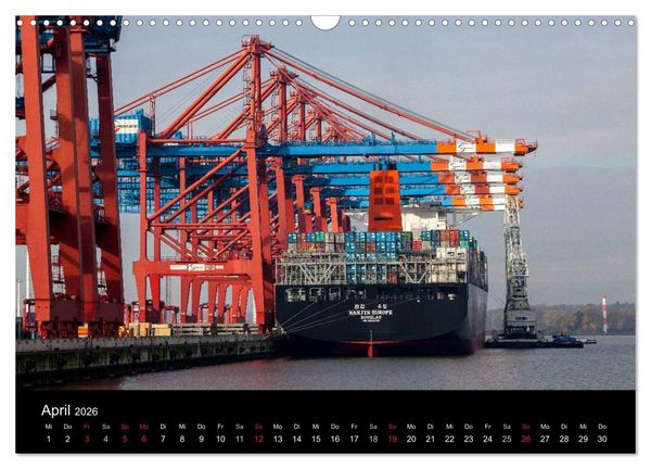 Produktbild: Hafen Hamburg (Wandkalender 2026 DIN A3 quer), CALVENDO Monatskalender