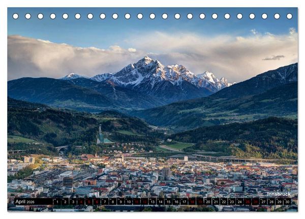 Produktbild: Tirol 2026 - die sch&ouml;nsten Pl&auml;tze (Tischkalender 2026 DIN A5 quer), CALVENDO Monatskalender
