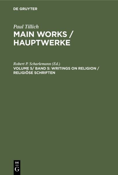 Produktbild: Writings on Religion / Religi&ouml;se Schriften