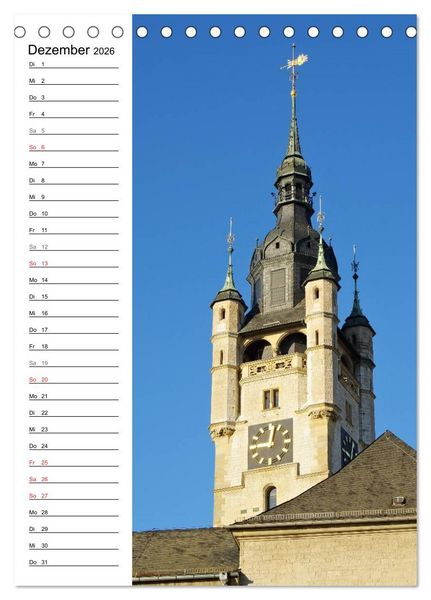 Produktbild: Dessau - Anhaltisches Erbe (Tischkalender 2026 DIN A5 hoch), CALVENDO Monatskalender