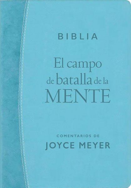 Produktbild: El Campo de Batalla de la Mente - Biblia Rvr1960 (Sentipiel, Azul Turquesa Claro)