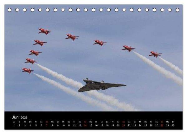 Produktbild: Milit&auml;rflugzeuge 2026 (Tischkalender 2026 DIN A5 quer), CALVENDO Monatskalender
