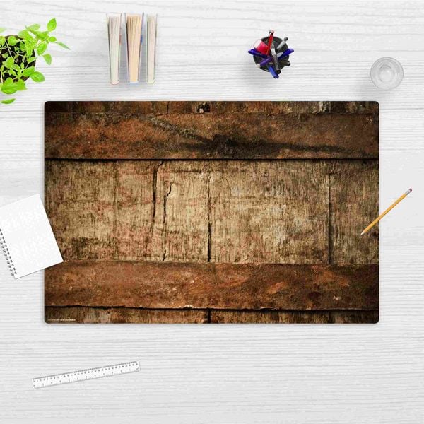 Produktbild: Cover-your-desk Schreibtischunterlage Vinyl Rustikales Holz, 60 x 40 cm