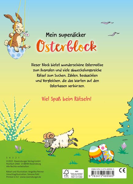 Produktbild: Mein superdicker Osterblock