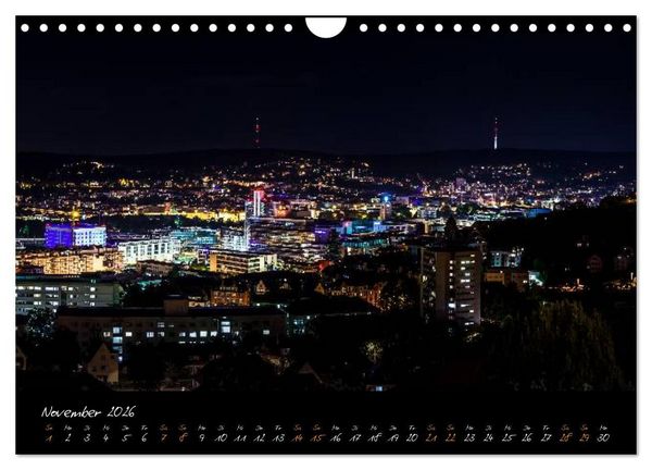 Produktbild: STUTTGART 2026 auf den zweiten Blick (Wandkalender 2026 DIN A4 quer), CALVENDO Monatskalender