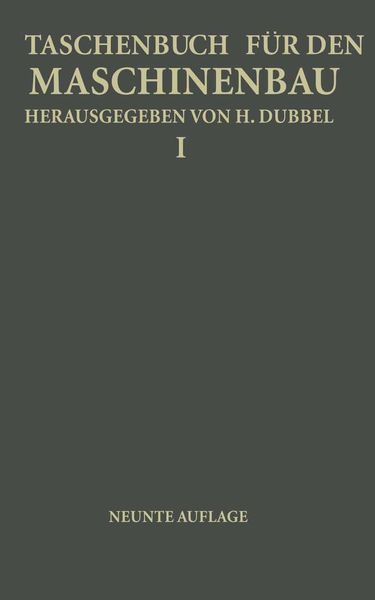 Produktbild: Taschenbuch f&uuml;r den Maschinenbau