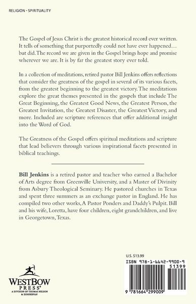 Produktbild: The Greatness of the Gospel