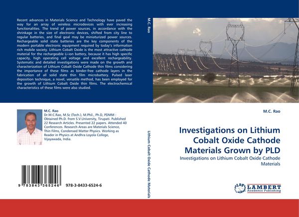 Produktbild: Investigations on Lithium Cobalt Oxide Cathode Materials Grown by PLD
