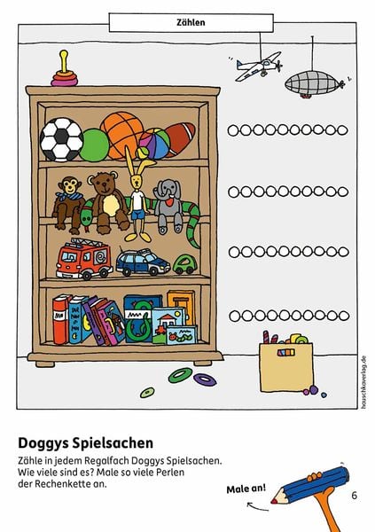Vorschulblock ab 5 Jahre für Junge und Mädchen - Fit zum Schuleintritt