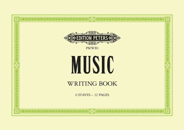 Peters Music Writing Book, Taschenbuch von Edition Peters, Ed. Peters Publications