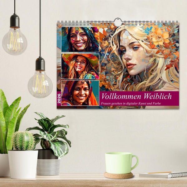 Produktbild: Vollkommen Weiblich (Wandkalender 2026 DIN A4 quer), CALVENDO Monatskalender